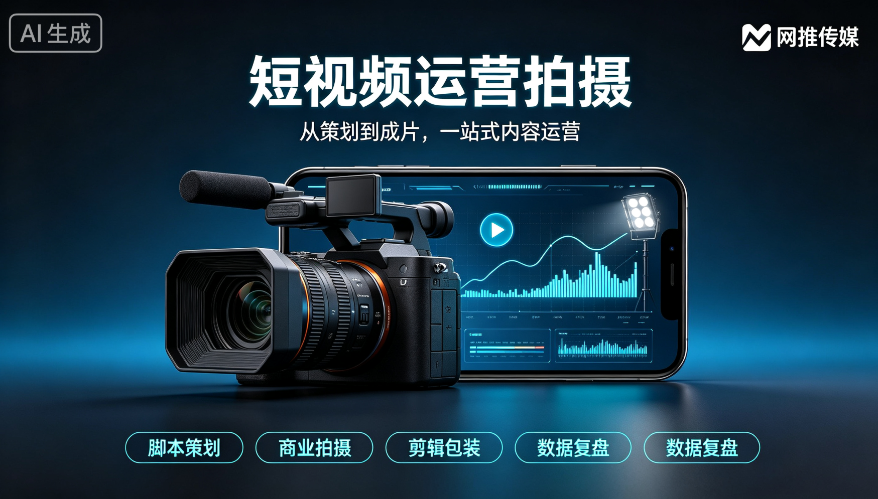 网推传媒短视频运营服务案例展示 - 视频内容策划